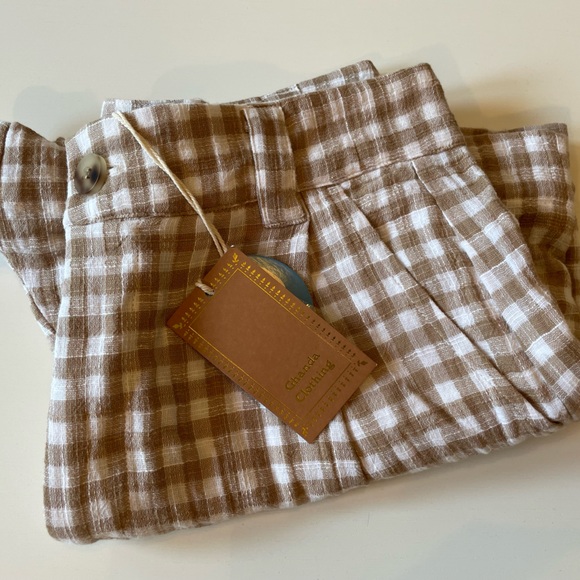 NWT GHANDA Oxford Shorts - Picture 1 of 6
